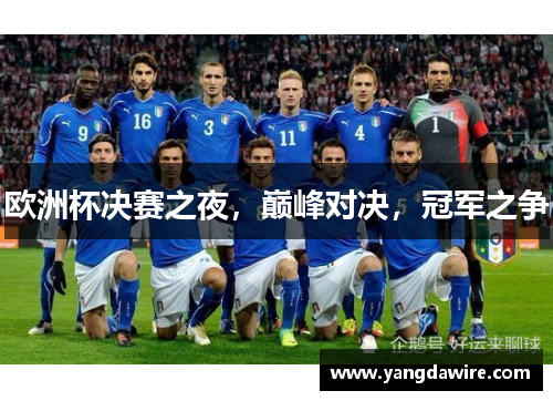 欧洲杯决赛之夜，巅峰对决，冠军之争